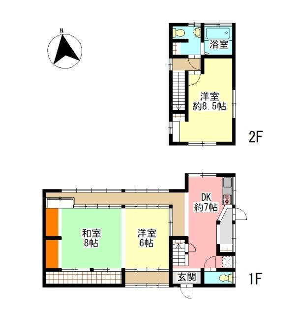 宇土市上網田町の売地のその他|間取り図