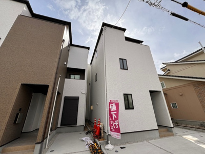 【外観】 | Terrechez名駅ダイレクト全３棟 《仲介手数料無料　米野小　黄金中》 | 今すぐのご案内可能です！→  0120-336-922　までお気軽にお問い合わせください。