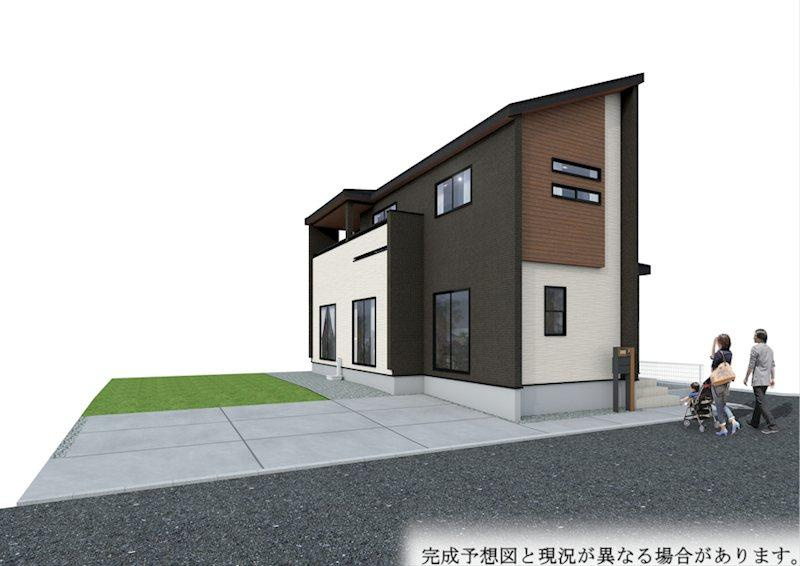 ブルーミングガーデン　倉敷市福島【仲介手数料無料】の外観パース