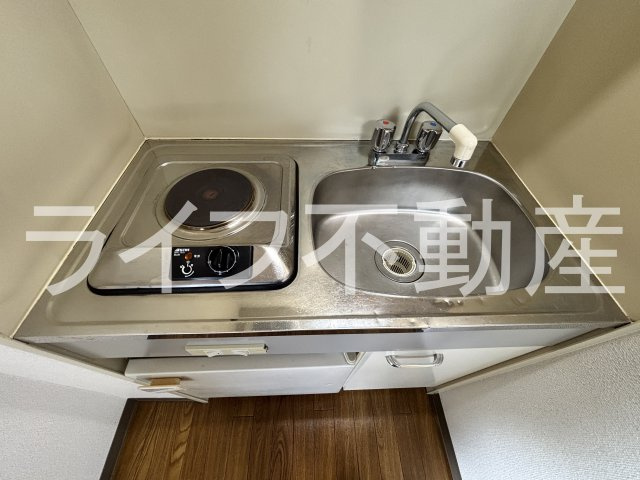 サンハイツ近大前のキッチン|お料理しやすいキッチンです