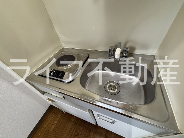 サンハイツ近大前のキッチン|お料理しやすいキッチンです