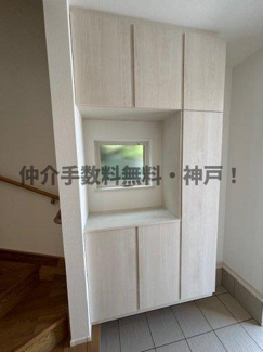 【収納】 | 神戸市西区狩場台1丁目　新築戸建1号地　仲介手数料無料！ | 玄関収納です