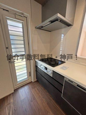 【キッチン】 | 神戸市西区狩場台1丁目　新築戸建2号地　仲介手数料無料！ | きれいなキッチンです