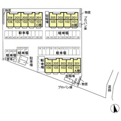 【区画図】 | アスタマニアーナ Ｃ