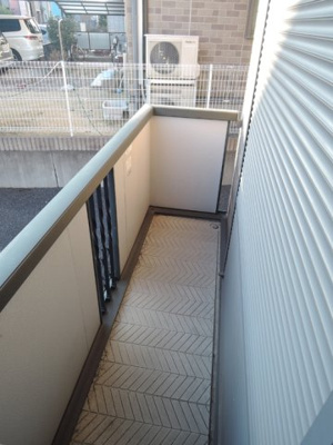 【バルコニー】 | スクウェア･ヒル Ｃ | １Ｆバルコニー