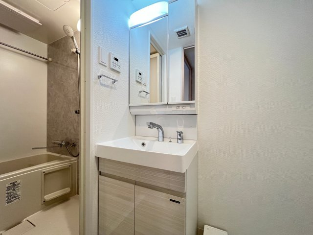 S-RESIDENCE難波大国町Tresの独立洗面台