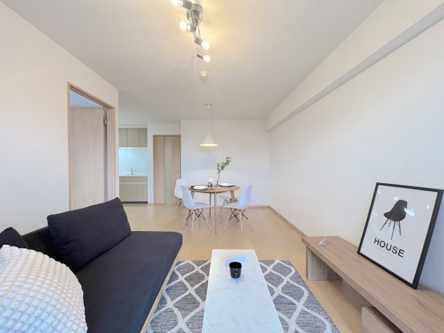 ロワールマンションアール板付弐番館の居間・リビング