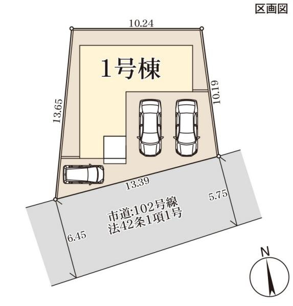 高萩市島名8期　新築戸建の区画図
