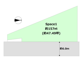 川西市清和台西2丁目売り土地の間取り