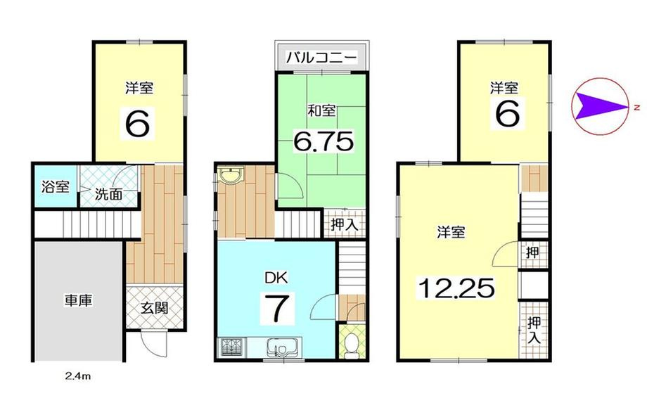 北岸和田２丁目　中古一戸建ての間取り|間取り図はいかがですか？ご希望を叶える間取りですか？リビングの広さは？水回りの位置は？カウンターキッチン？など色々な情報が集約されています。弊社ではリフォームなどのご相談も承っております。