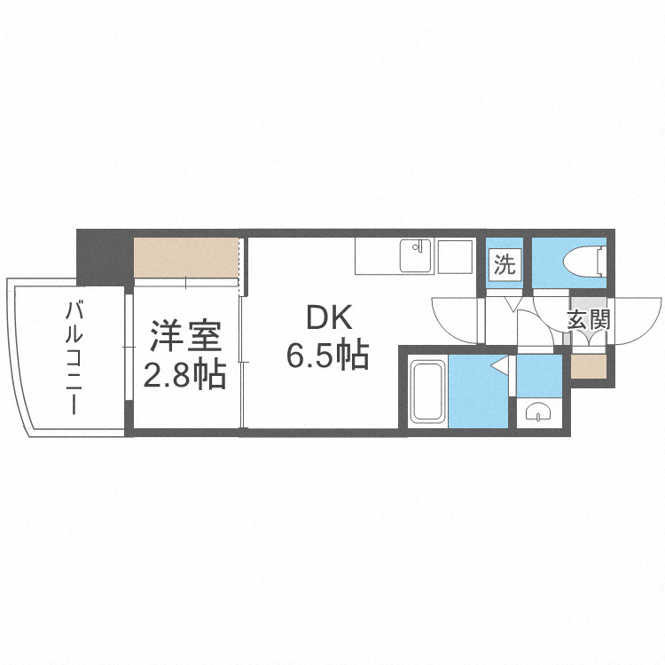 セレニテ日本橋プリエの間取り
