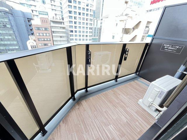 クレストコート堂島のバルコニー