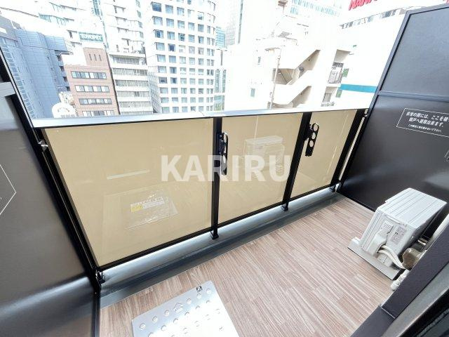 クレストコート堂島のバルコニー