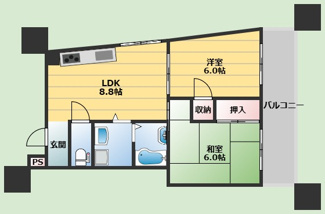 【間取り】 | エレガンス穂積