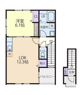 【間取り】 | フォアサイト・不動前Ⅱ
