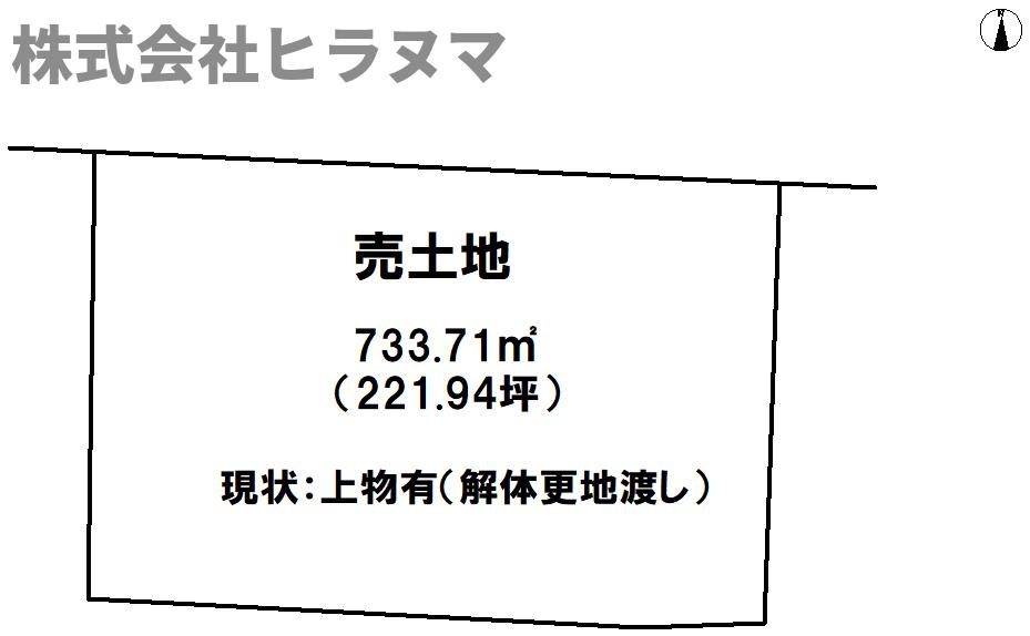 佐土原町下田島の土地図