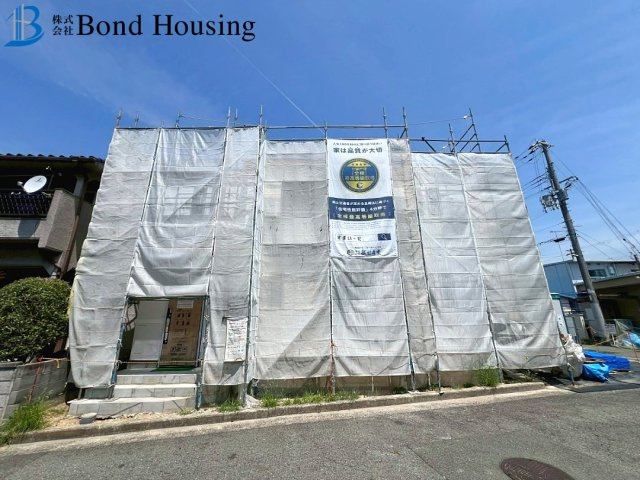 南西角地・JRと山陽２WAYアクセス可能・魚住町西岡　限定１棟の前面道路含む現地写真