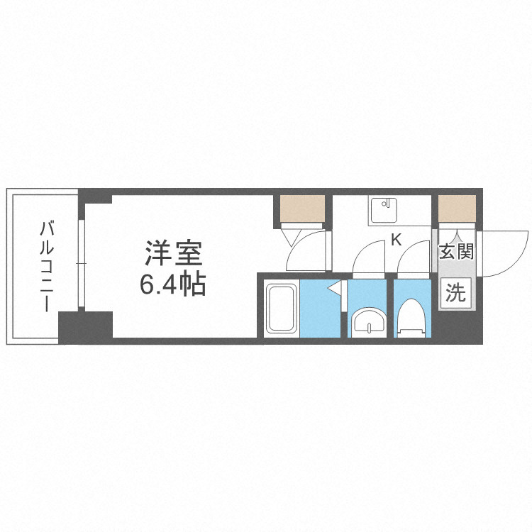 WORVE大阪本町の間取り