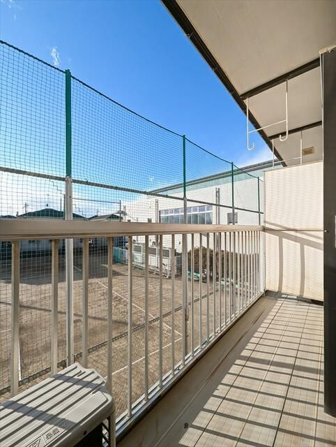 コーポむさし乃のバルコニー