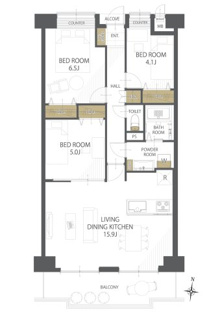 【間取り】ローレルコート桜井南 