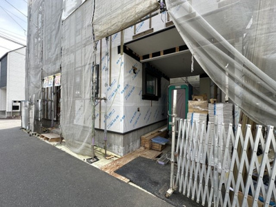【前面道路含む現地写真】 | 国分寺市東恋ヶ窪3丁目　全1棟 | 2025年9月中旬完成予定です！
建築中の為、現地とあわせて近隣のモデルハウスへご案内させていただきます！