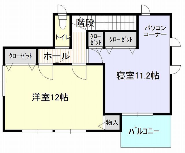 山形市高原町　中古住宅のその他|2階間取図