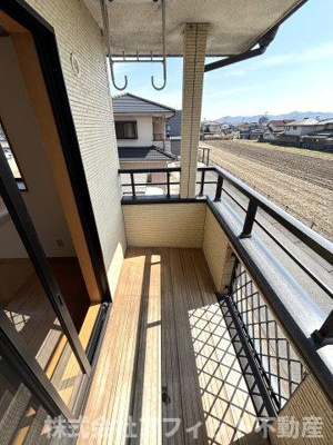 【バルコニー】 | 神辺サンハイム | 南西向き　※写真はイメージです