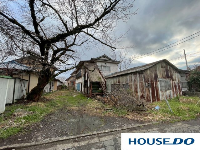 土地　桐生市東の前面道路含む現地写真