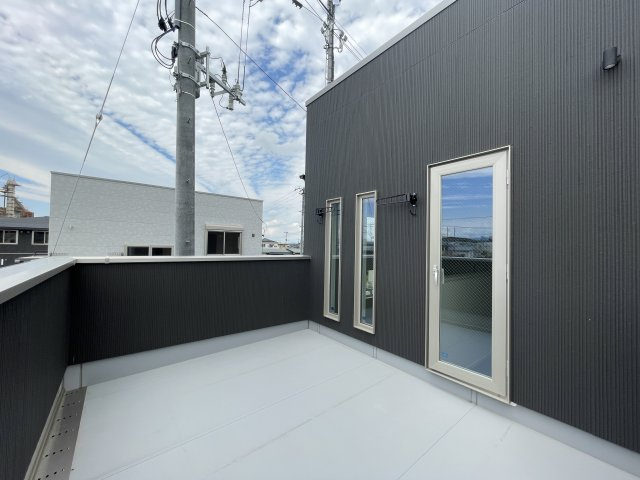 新築戸建・建売　郡山市安積町笹川のバルコニー