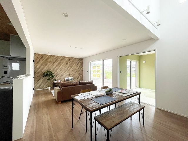 新築戸建・建売　郡山市安積町笹川の居間・リビング