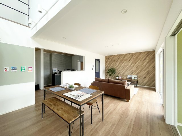 新築戸建・建売　郡山市安積町笹川の居間・リビング