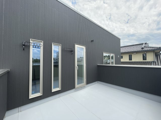 新築戸建・建売　郡山市安積町笹川のバルコニー