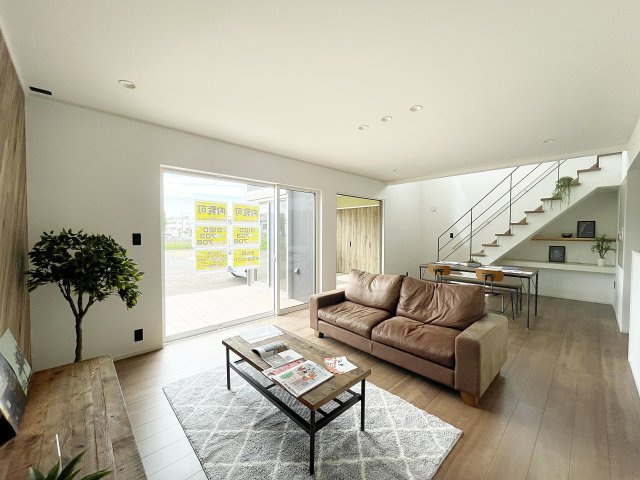 新築戸建・建売　郡山市安積町笹川の居間・リビング
