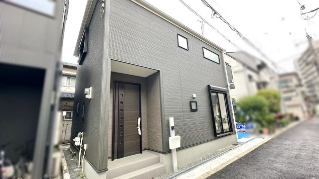 住之江区足立　新築戸建ての外観