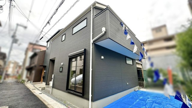 住之江区足立　新築戸建ての外観