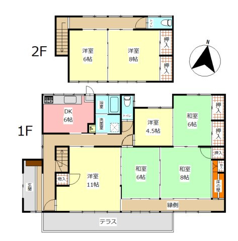 オレオハウスの間取り