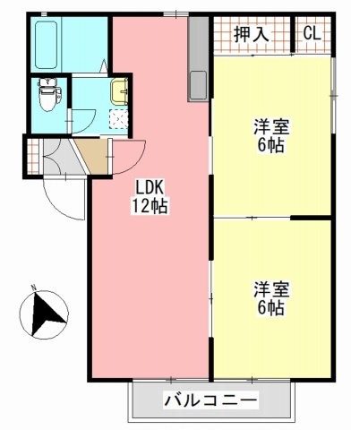 ディアスＫの間取り