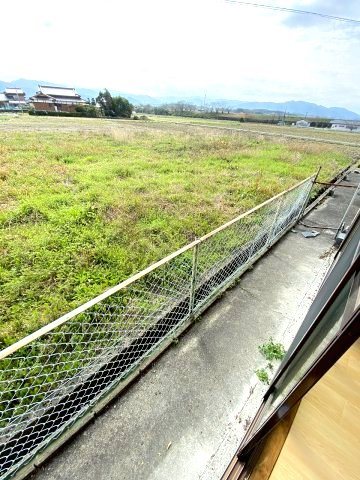 コーポ平岡のバルコニー|※地震前の写真です