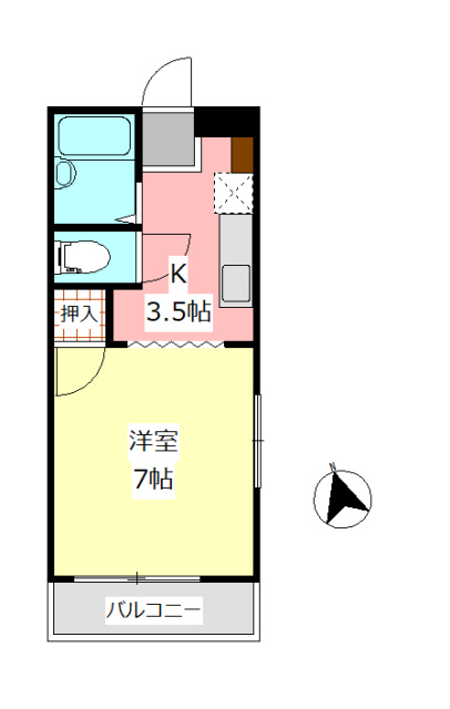 ハイツアルメリアの間取り