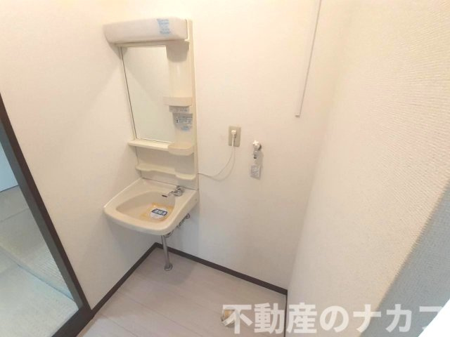 コーポ十五社の洗面所