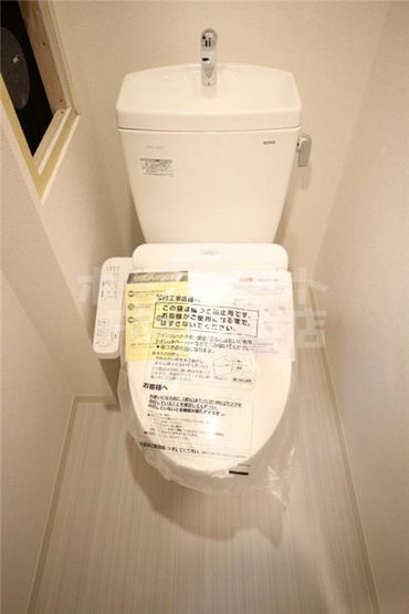 【トイレ】 | プレサンスOSAKA DOMECITYビーツ | 落ち着いた色調のトイレです
