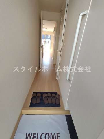 グランパルク東豊Ａの玄関