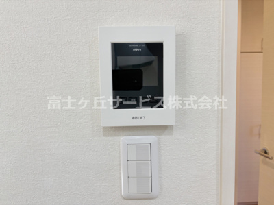 【セキュリティ】 | 豊橋市草間町 新築一戸建て | TVインターフォンです