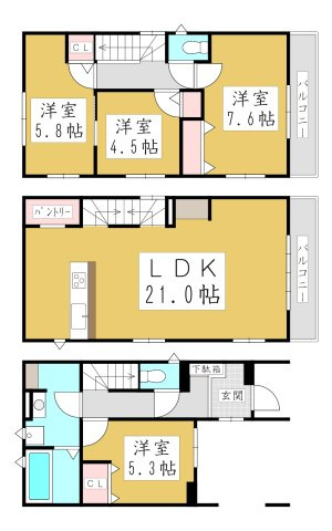 【間取り】 | Kolet川口赤井