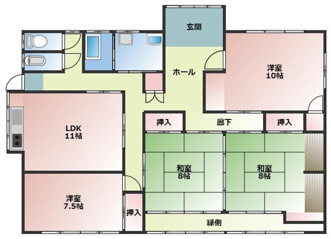 【間取り】 | 高知市神田