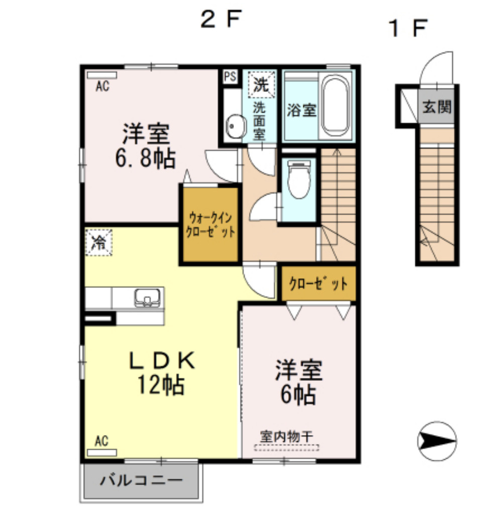 ALFORT・Ⅱ Aの間取り