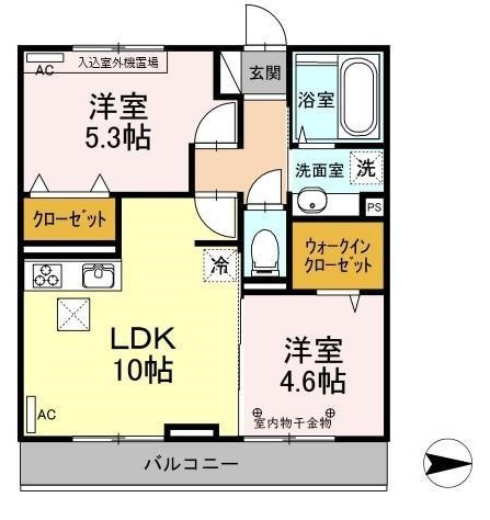 ALFORT・Ⅲの間取り