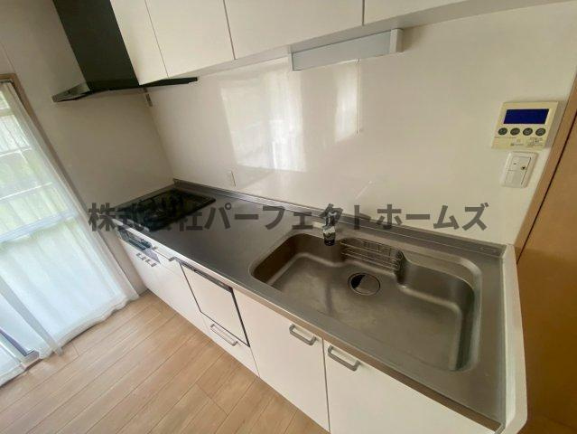 茄子作住宅第7号棟のキッチン|使いやすいキッチンです