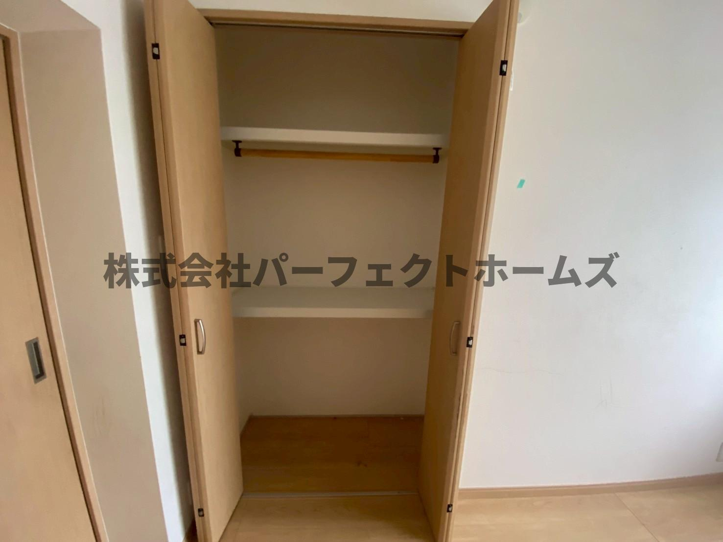 茄子作住宅第7号棟の収納|収納のためのスペースです