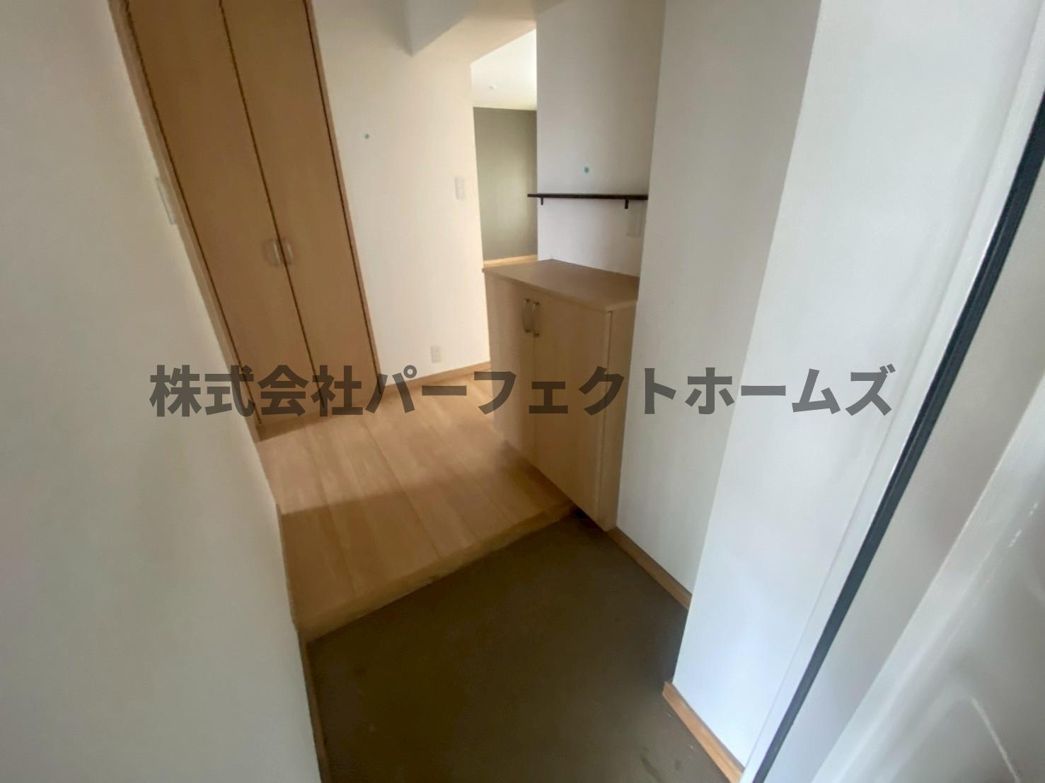 茄子作住宅第7号棟の玄関|明るい玄関です